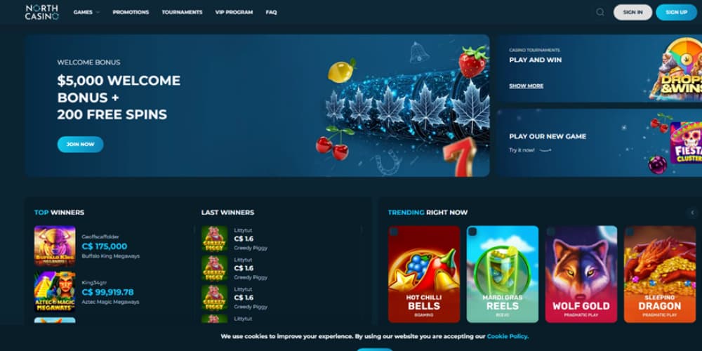 North Casino Interface