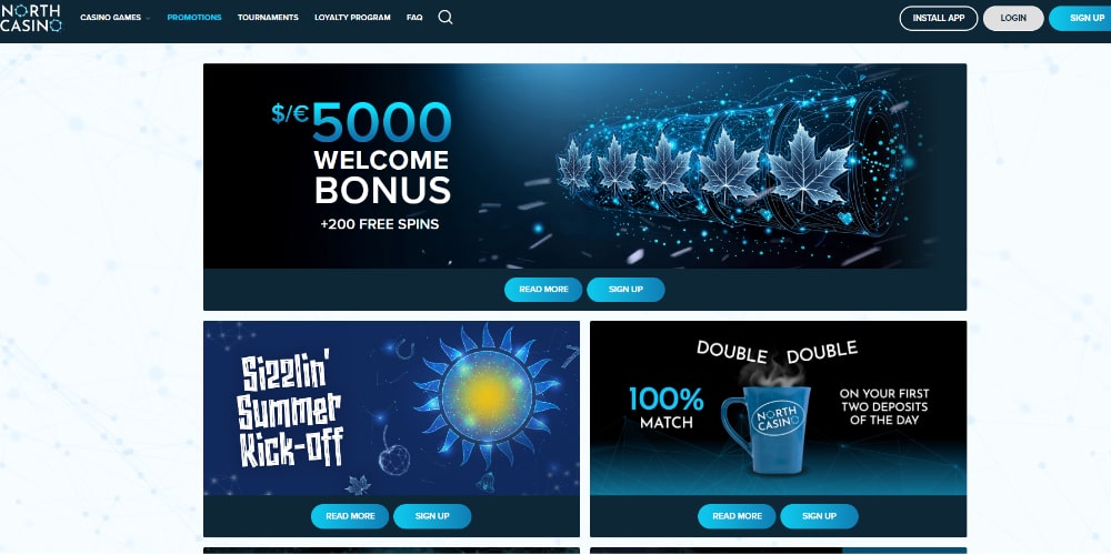 North Casino Interface