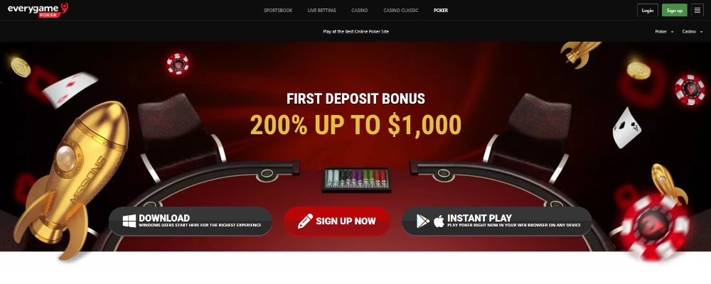 Online Poker Canada Registration Step 1