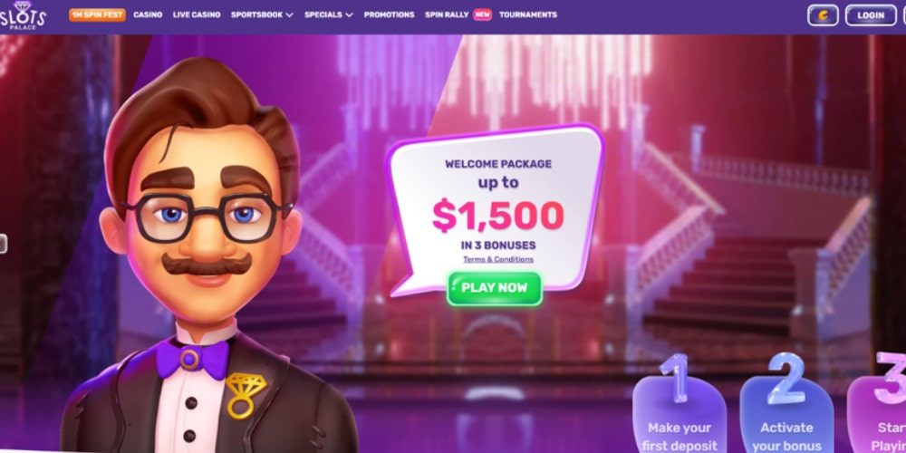 Slots Palace Interface