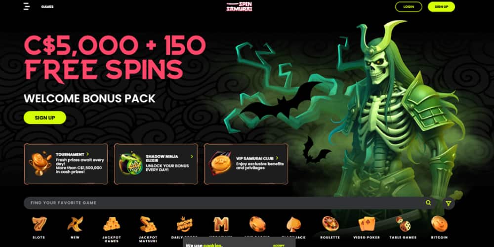 Spin Samurai Interface